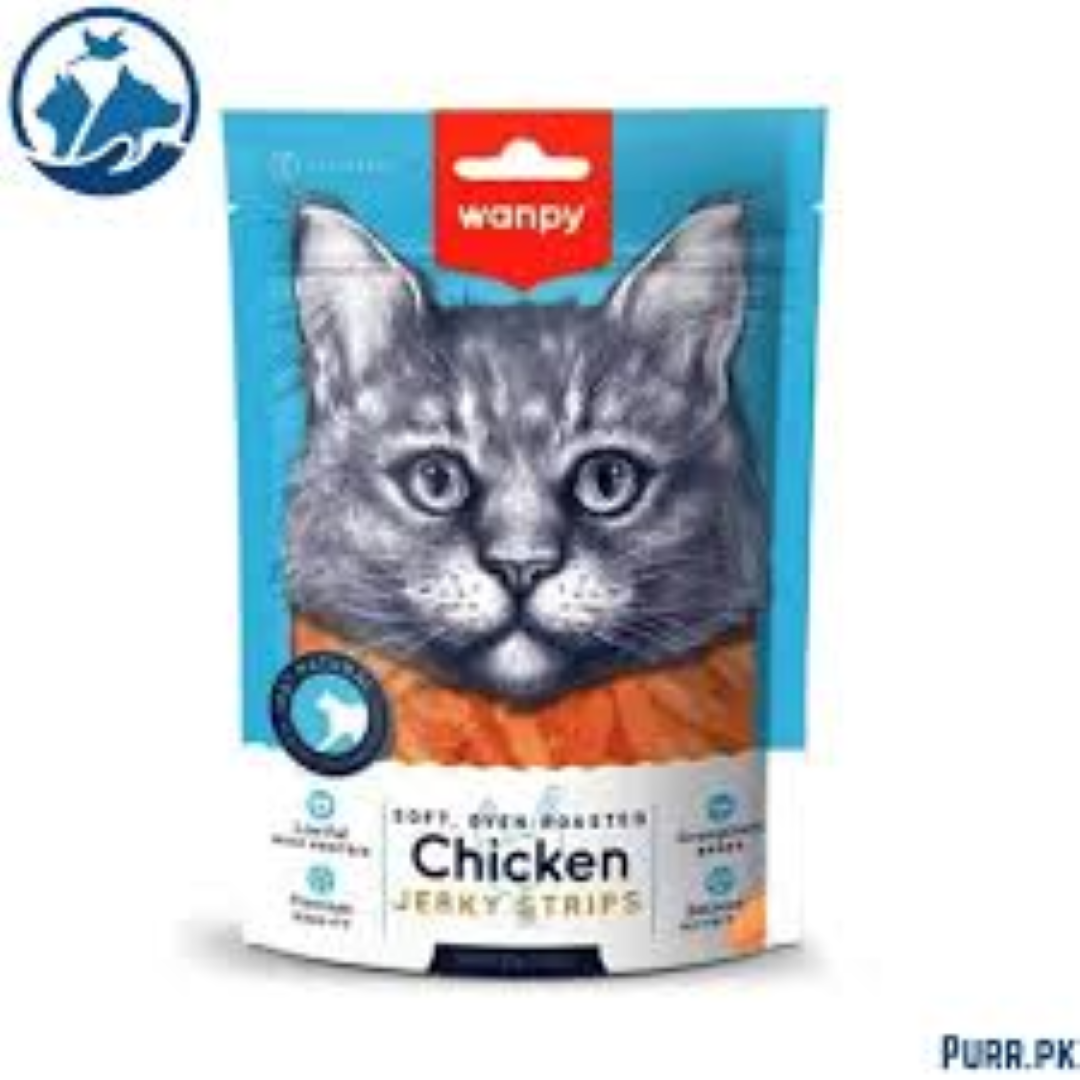 STRIP TREAT CHICKEN FLAVOUR 80GR